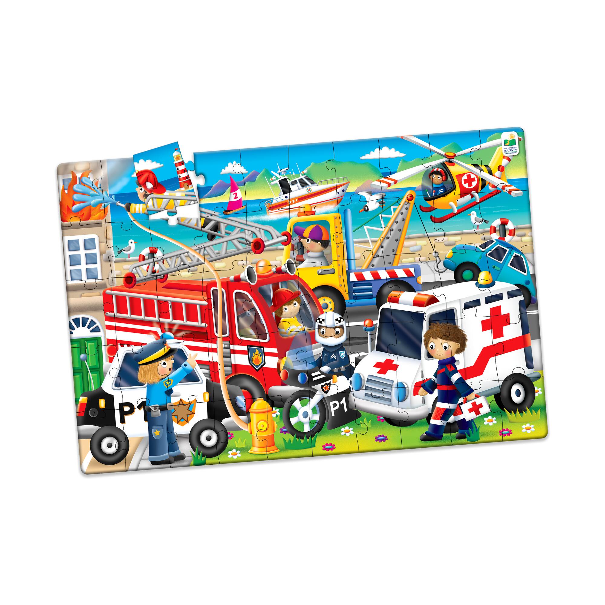 Jumbo Floor Puzzle - Emergency Rescue: 50 Pcs